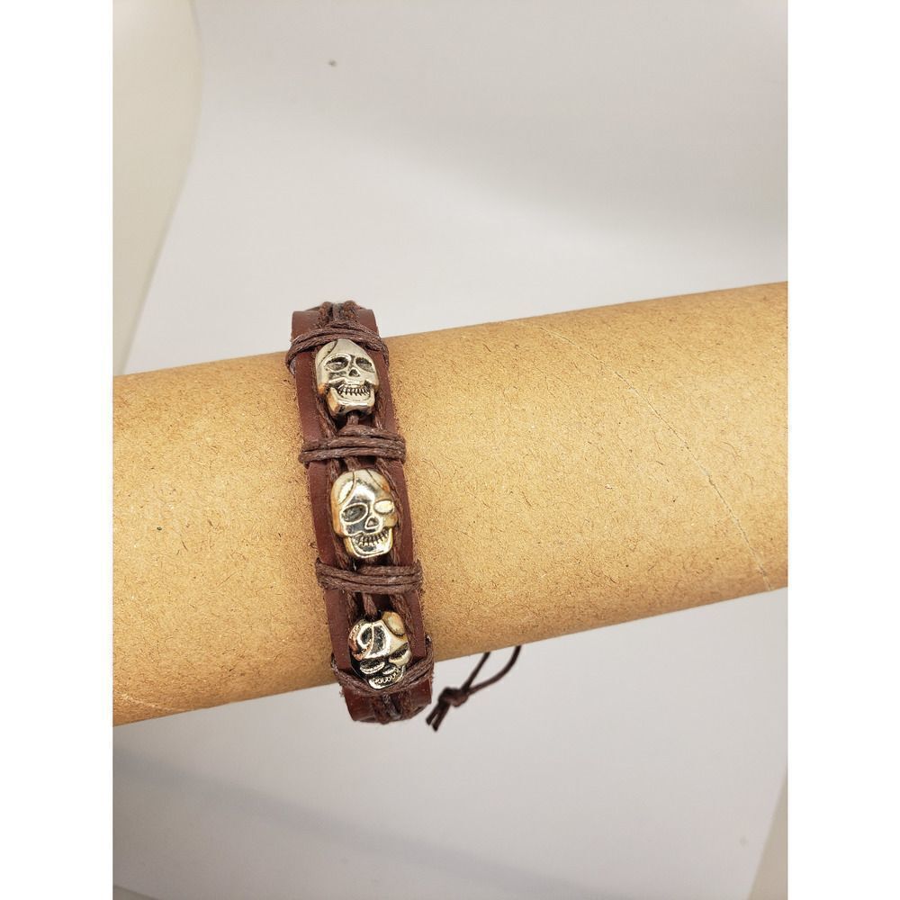 Adjustable Skull bracelet